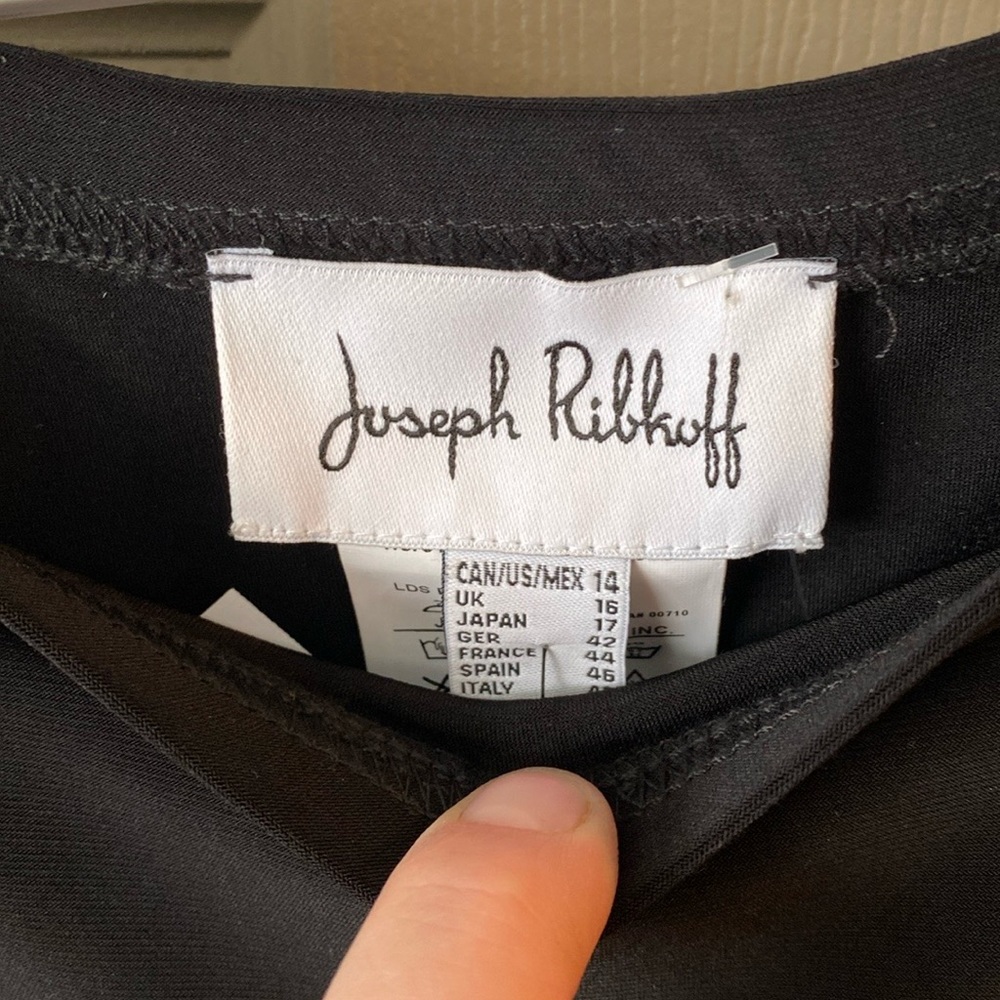 Joseph Ribkoff Black Flowy Layered Pants